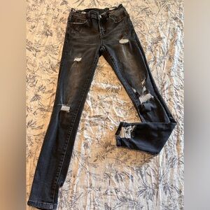 Bridge by gly distressed skinny jeans